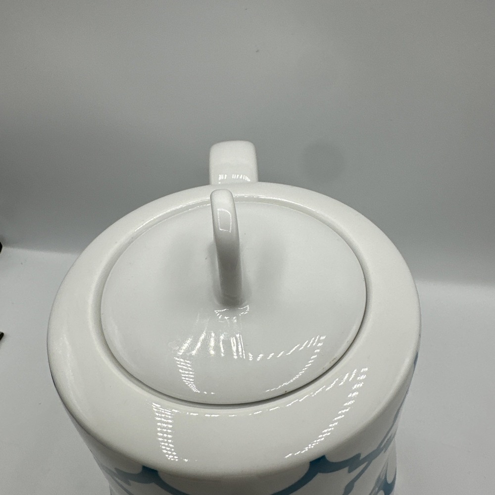 Bella Ceramic Electric Tea Kettle, Blue/White Tile Pattern, 1.2L, Pot And Lid - Picture 7 of 16